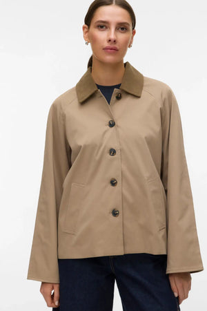 Veste courte Chelseafia - Vison argenté