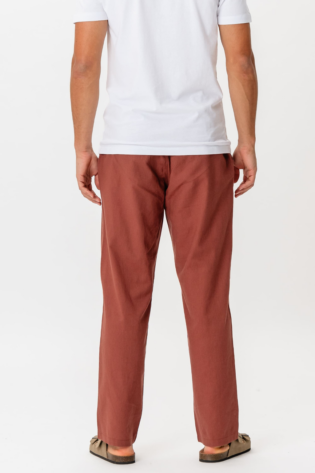 Lin Pants - Terracotta