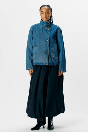 Veste en jean Tilla Gro L / s - Denim bleu moyen