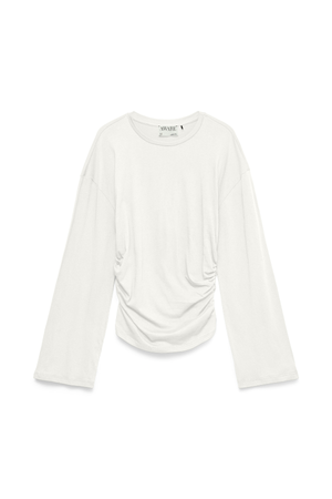 Navaro O-Neck Top - Snow White