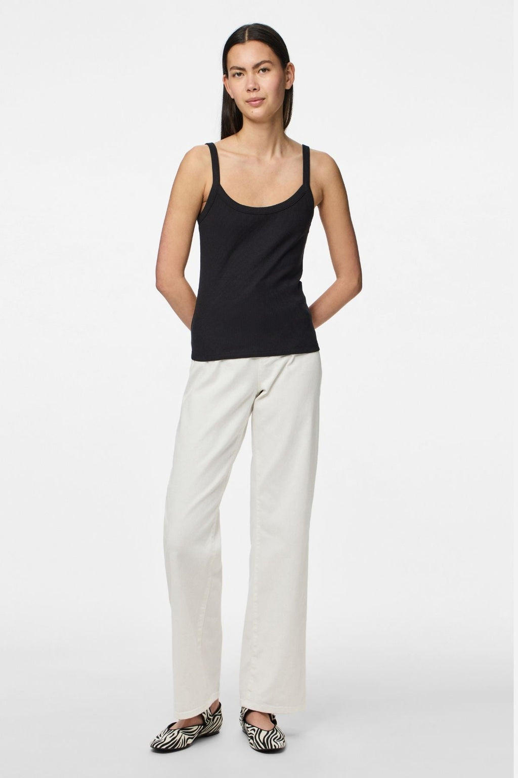 May Strap Top - noir