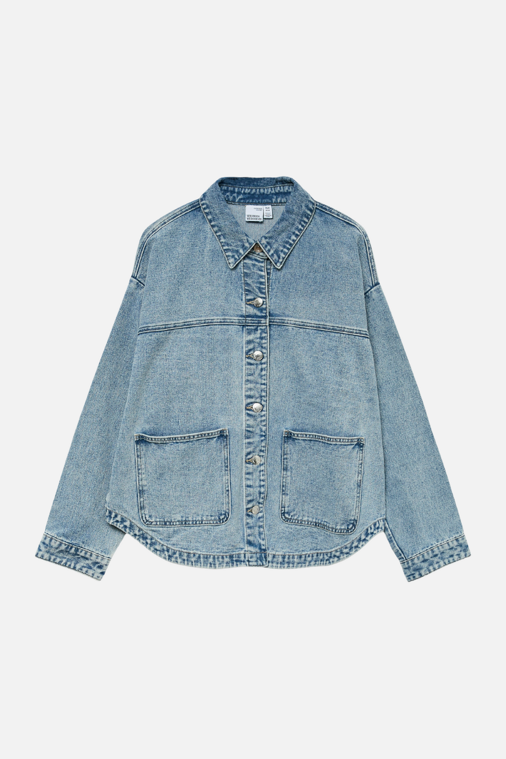 Jamie Denim Shacket - Light Blue Denim