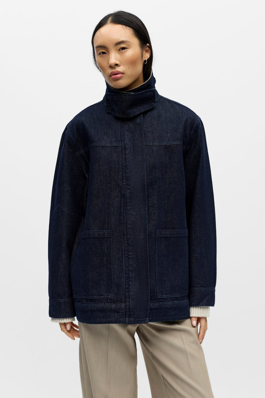 Veste en jean Sirenna - Denim bleu foncé