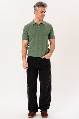 Polo en tricot Duran - Vert