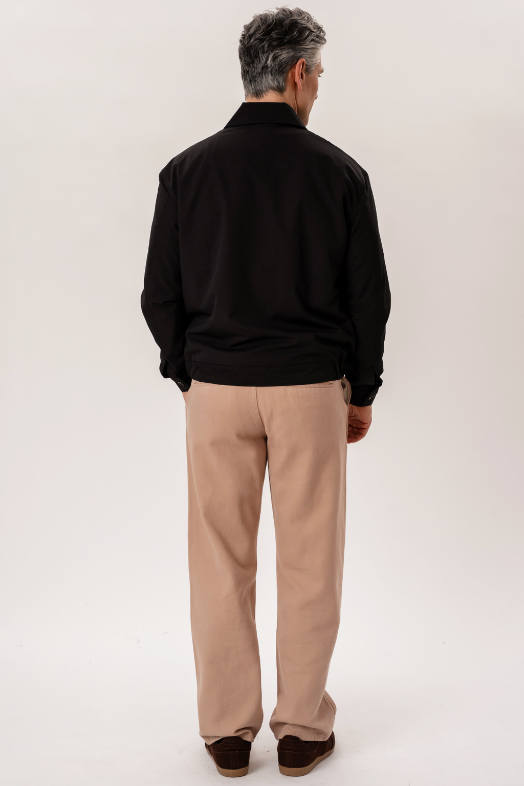 Veste courte zippée - Noir