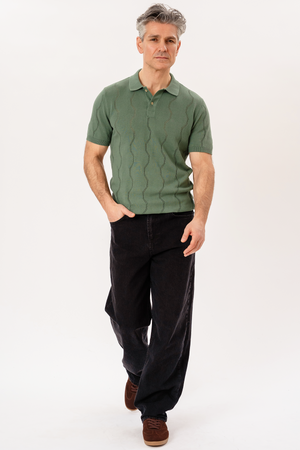 Polo en tricot Duran - Vert