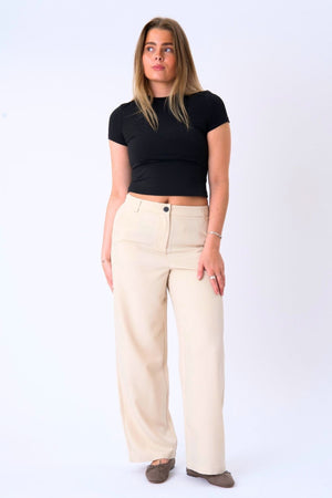 Pantalon de costume classique - beige