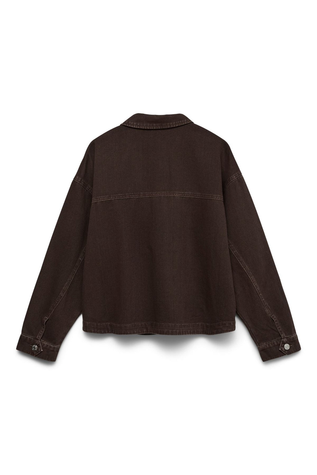 Jamie Denim Shacket - Chocolate Tort-Washed