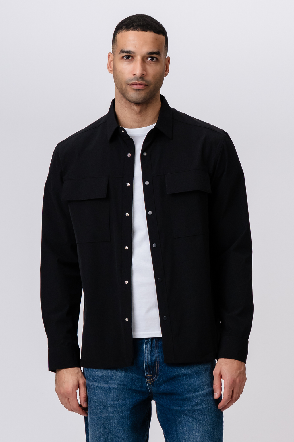 Silas Overshirt - Black