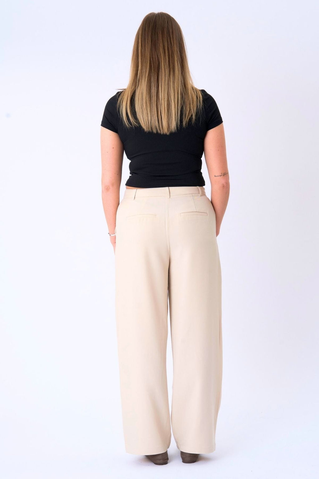 Pantalon de costume classique - beige