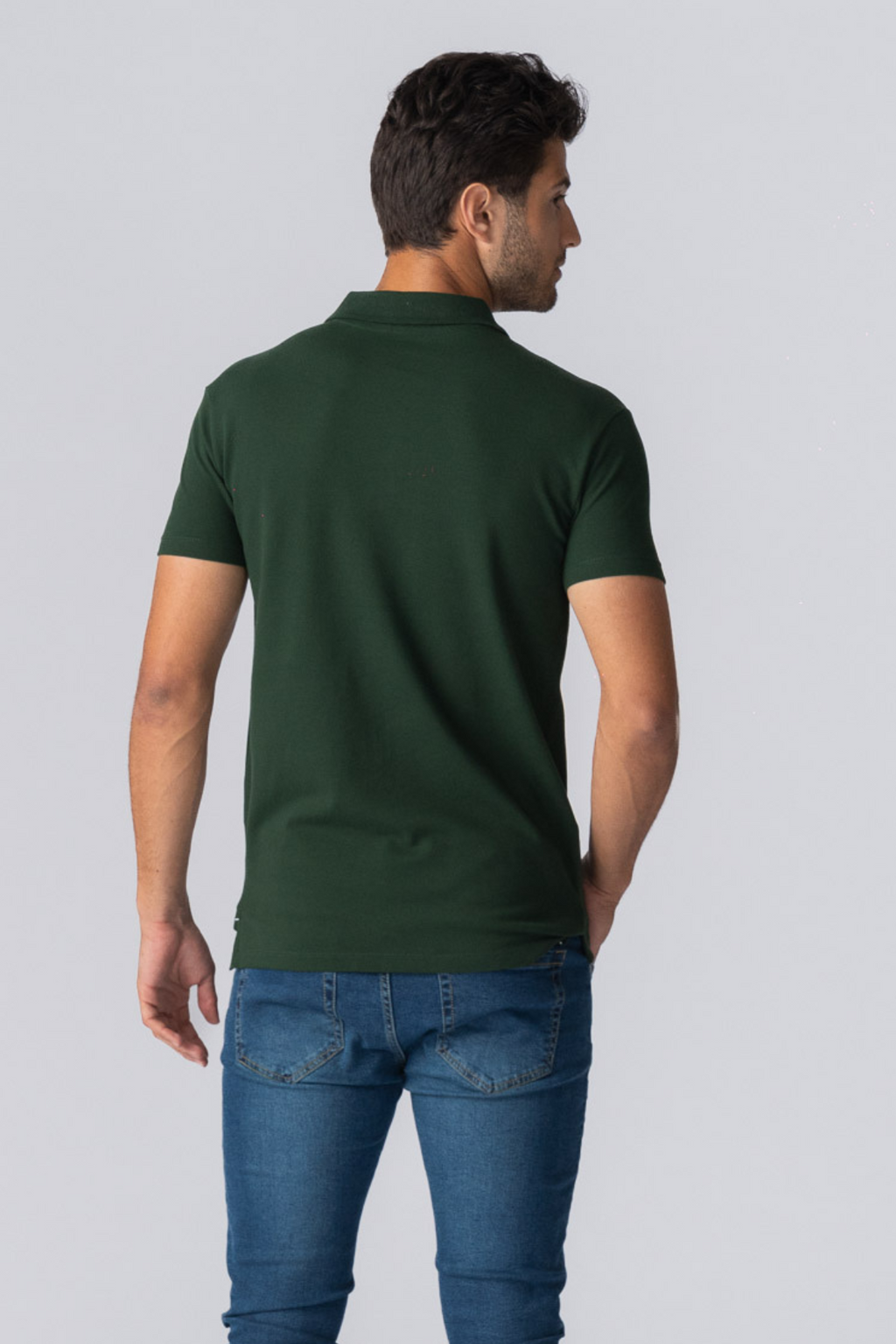 Polo musculaire - vert foncé