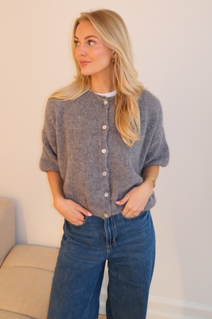 Tricot à manches courtes Mary - Gris