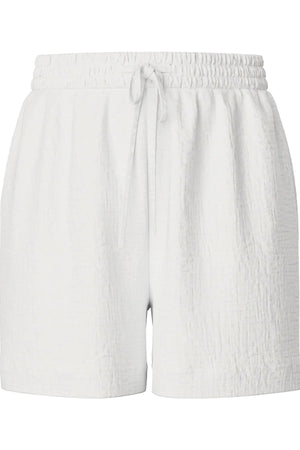 Astina High-Waisted Shorts - Cloud Dancer