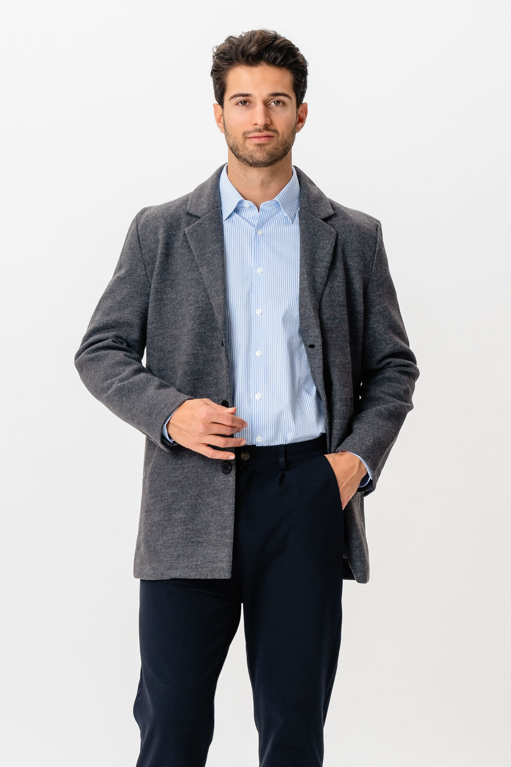 Manteau classique - Gris