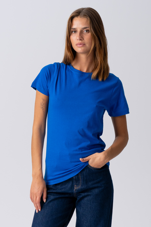 Basic T-shirt léger - bleu