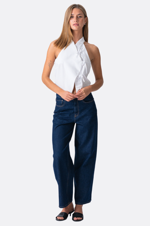 Haut à rayures Silva - blanc