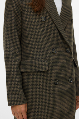 Bristol long manteau - feuille de raisin