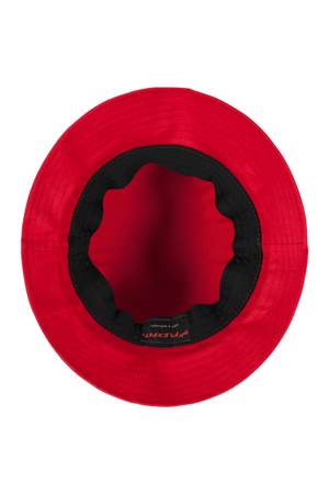 Chapeau Bucket en coton sergé - Rouge