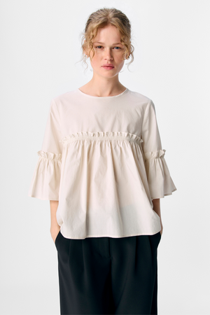 HOPE COUP TOP - Sable blanc