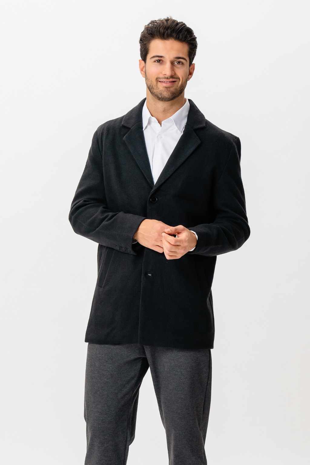 Manteau classique - Noir