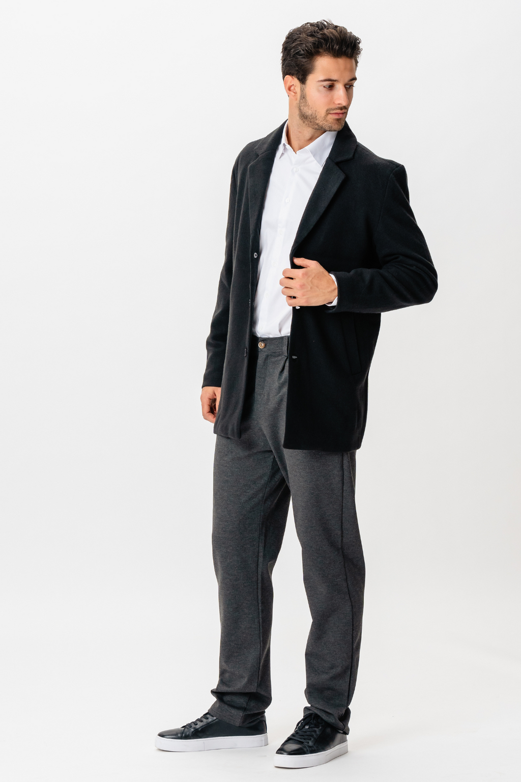 Manteau classique - Noir