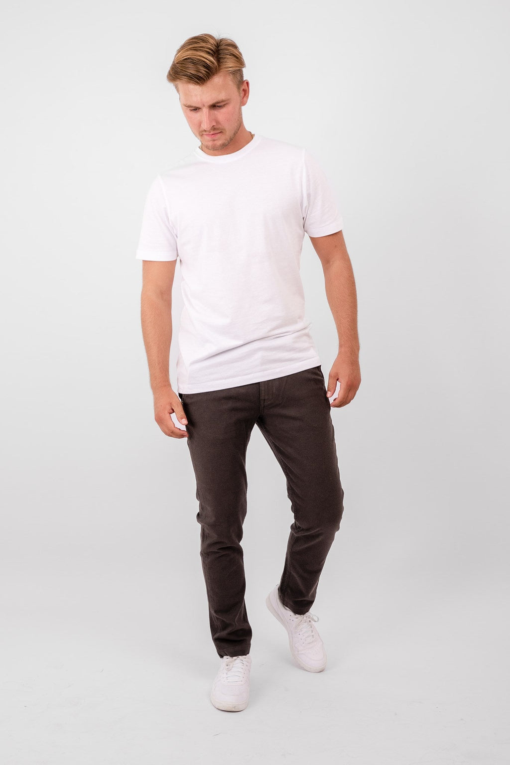 La performance originale Structure Pantalon (régulier) - brun foncé