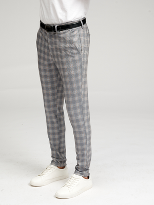 L'original Performance Pants - Lightgrey Checkered (Limited)