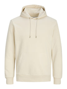 Sweat à capuche de base - beige légère