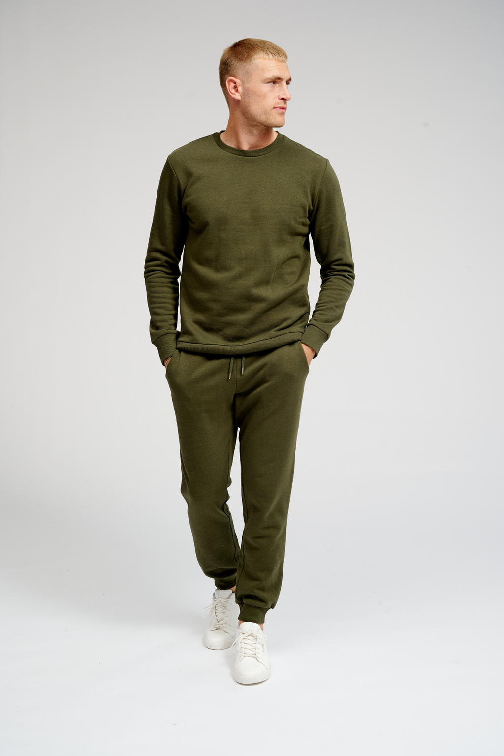 Basic Sweatpants - Dark Green