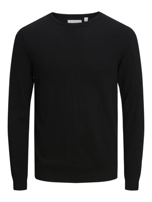 Crewneck de base en tricot - noir