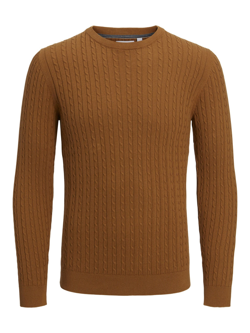 Cable Crewneck - brun clair