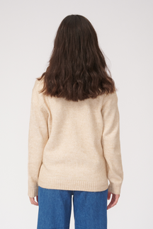 Knitted Cardigan - Beige