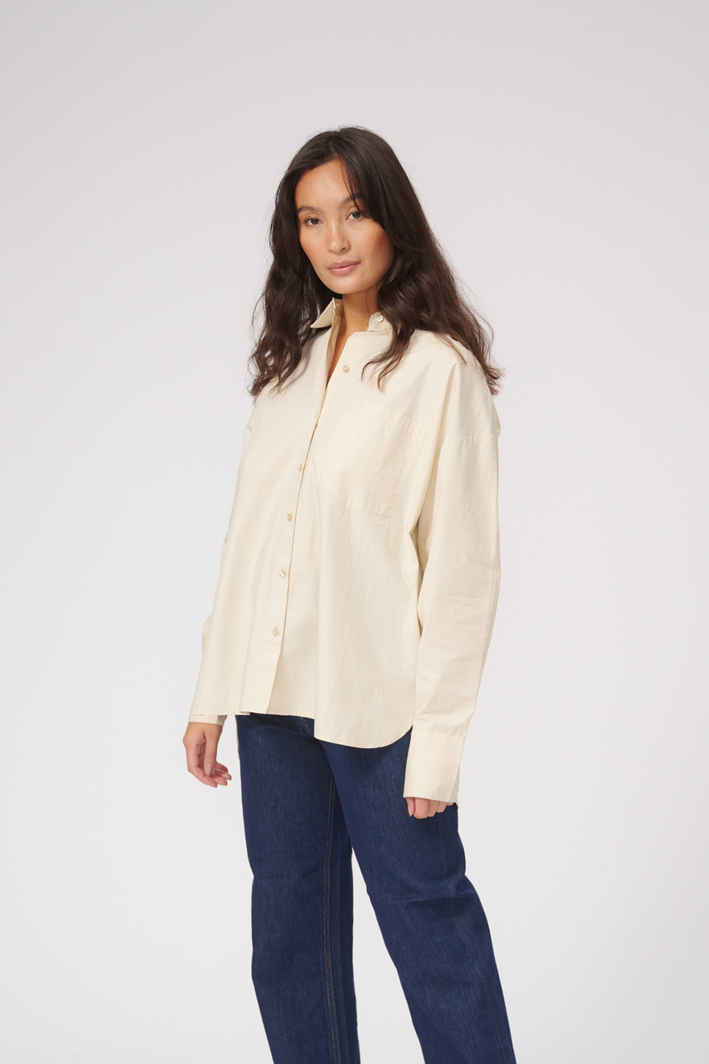 Chemise détendue - beige