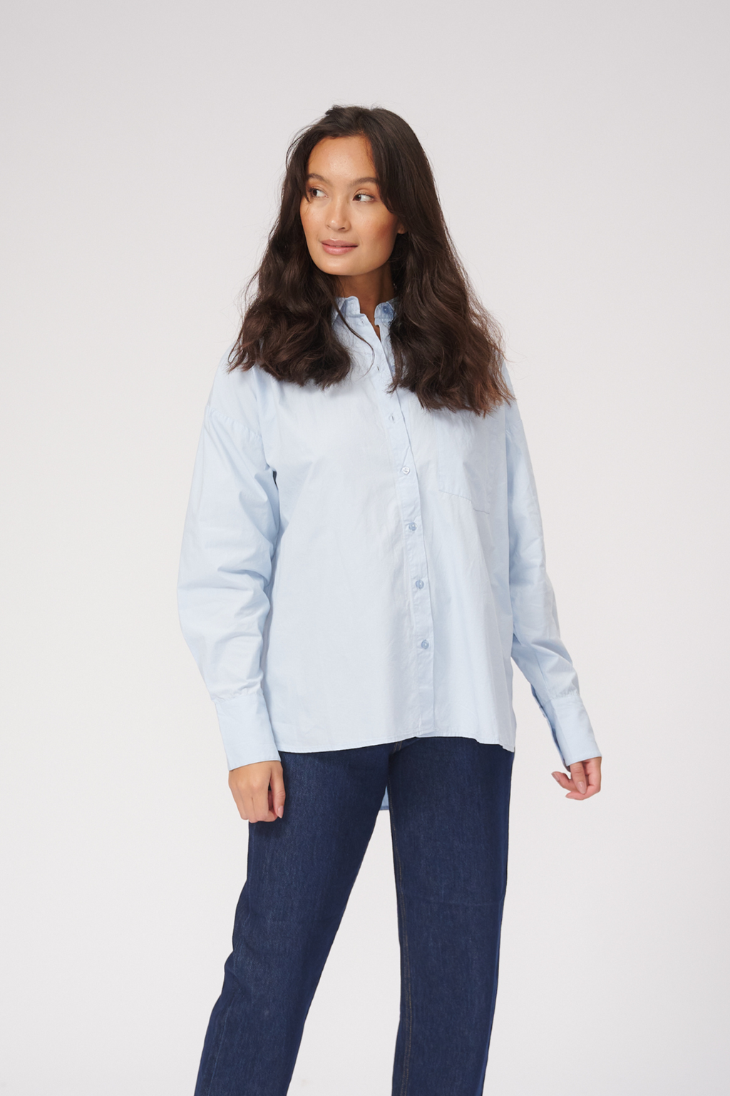 Chemise détendue - bleu clair