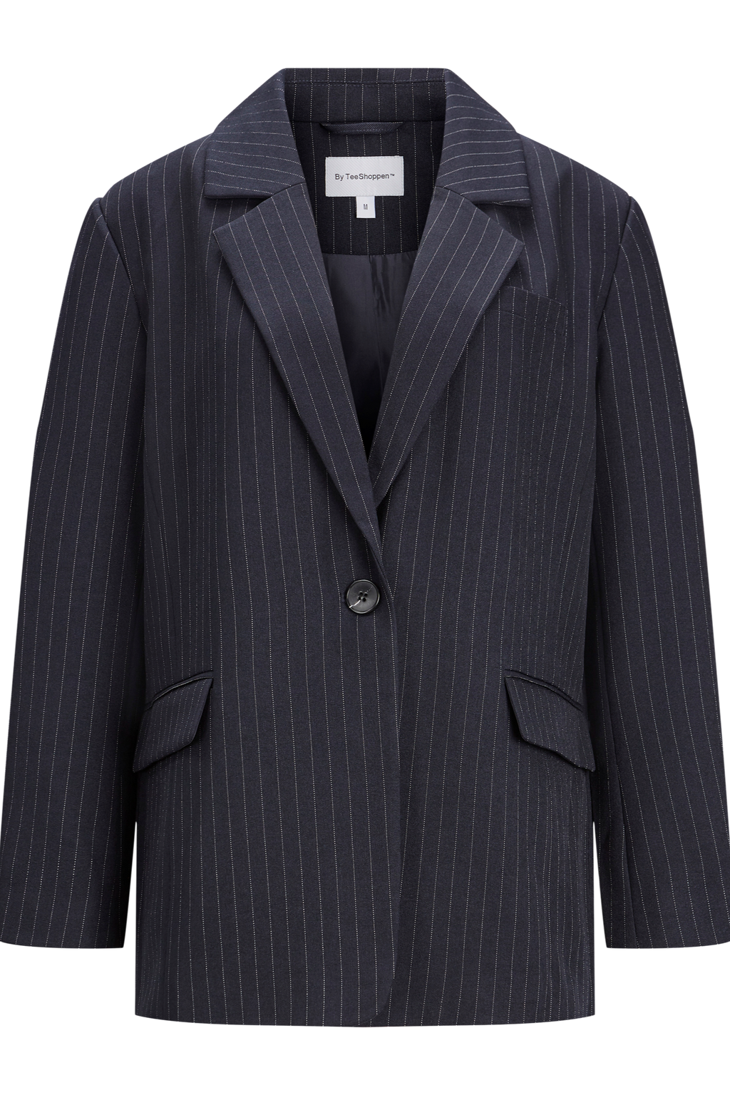 Blazer surdimensionné - Marine Pinstripe