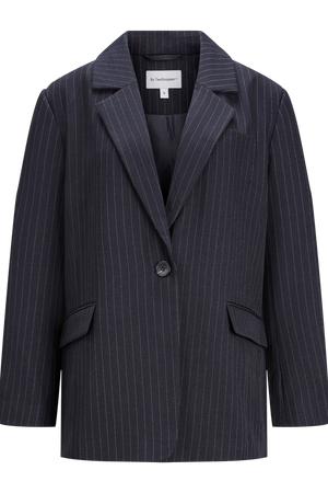 Blazer surdimensionné - Marine Pinstripe