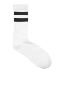 Chaussettes de sport 5 pcs. - Blanc noir