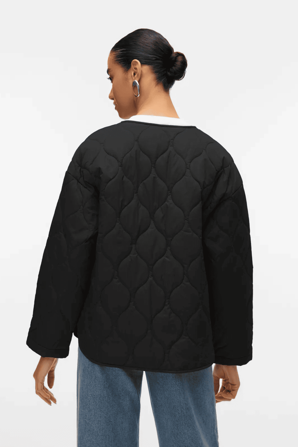 Veste matelassée Sabine LS - noir