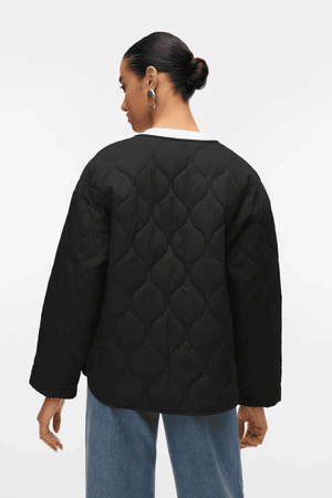 Veste matelassée Sabine LS - noir