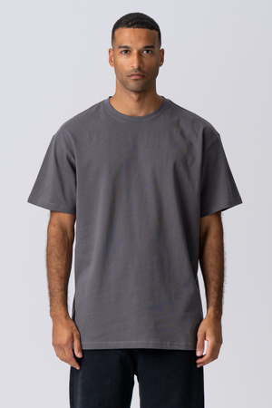 Lourd Oversized T-shirt - gris foncé