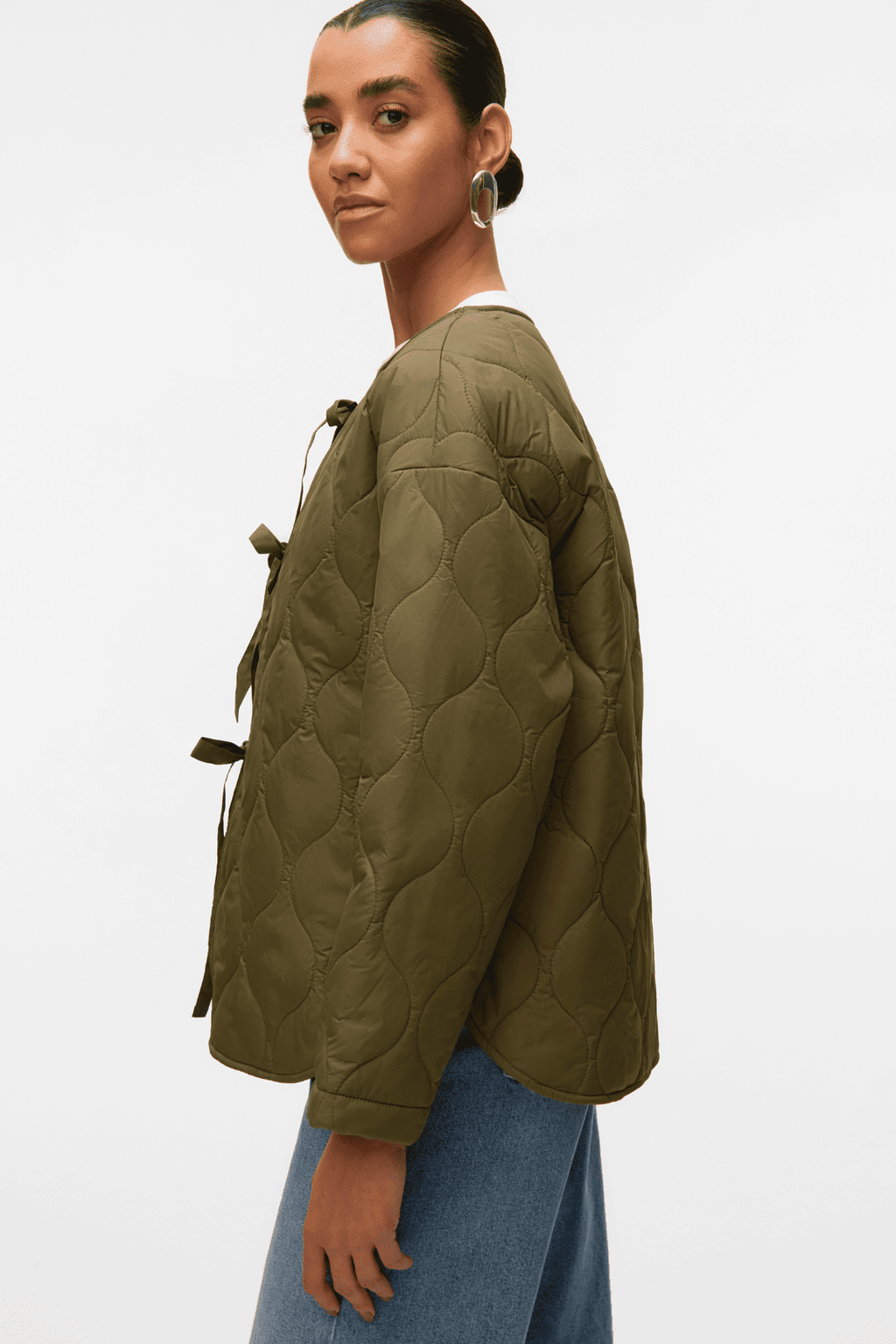 Sabine LS Quilted Jacket - Rifle Green
