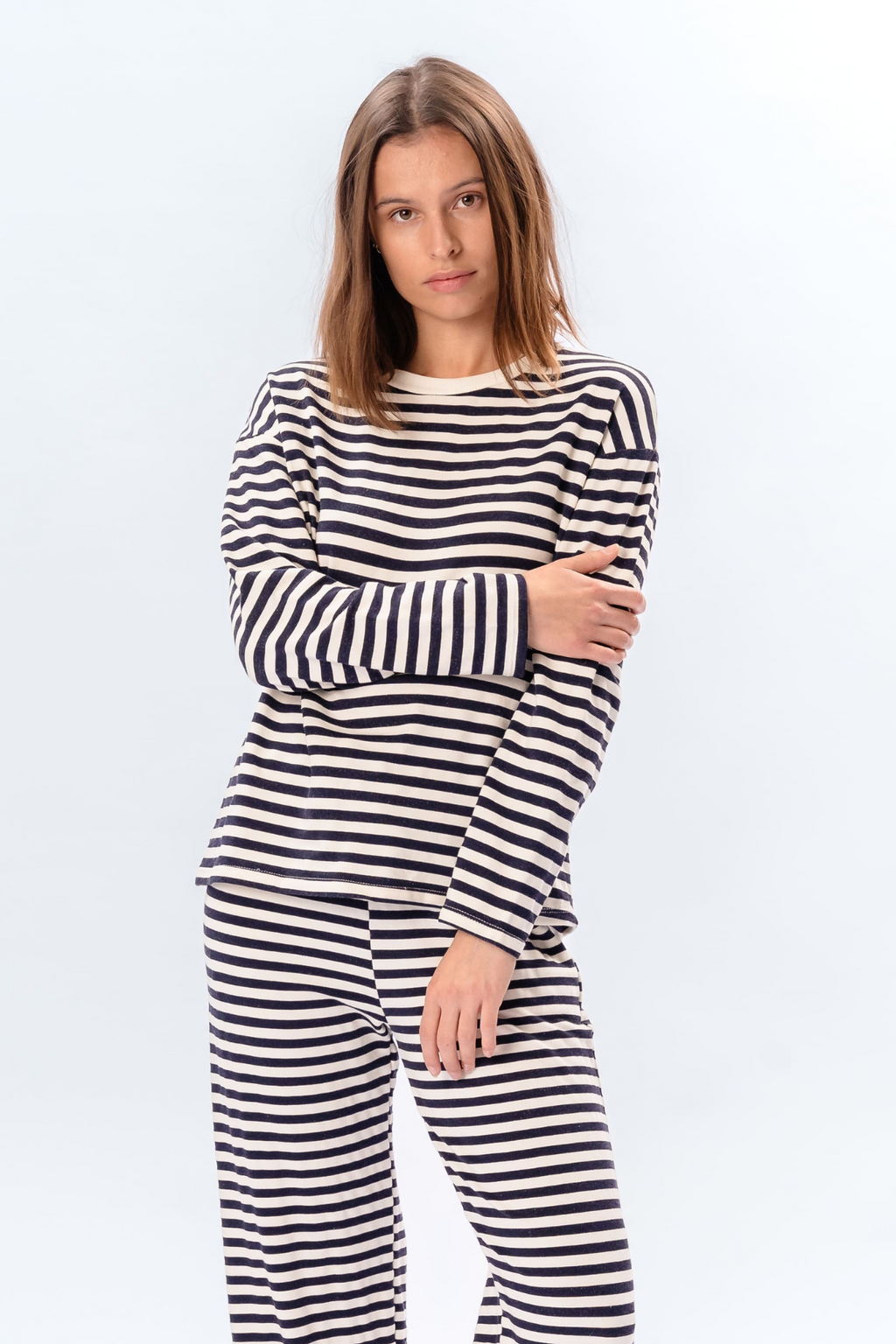 Chemise à rayures - Bleu