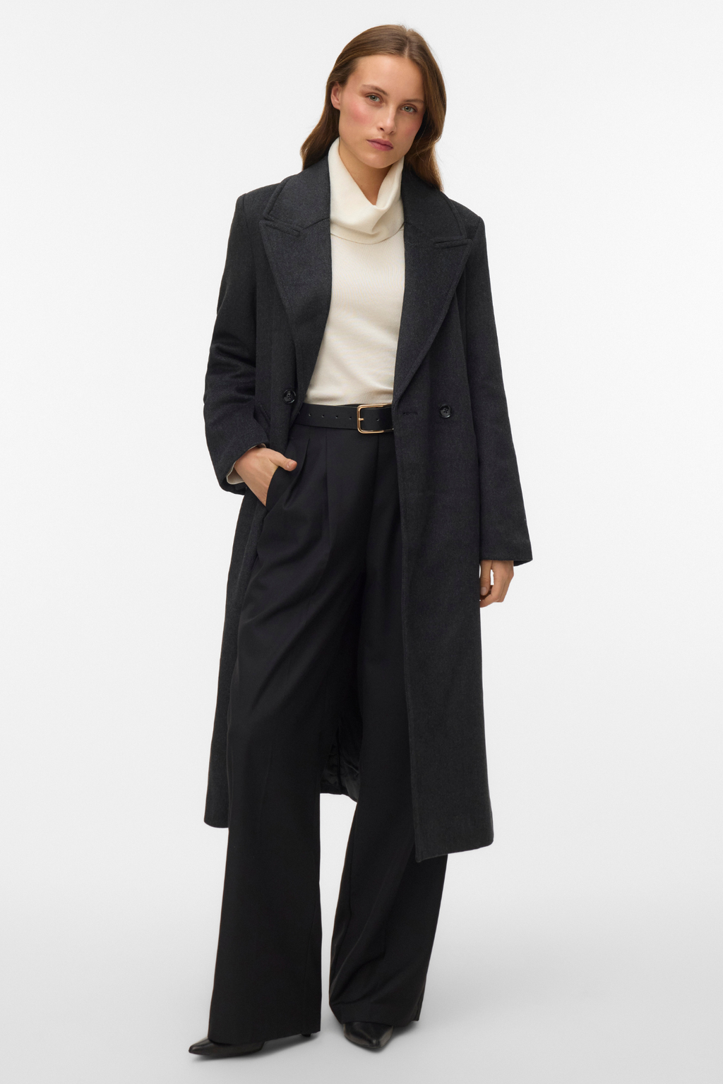 Garner Long Coat - Black