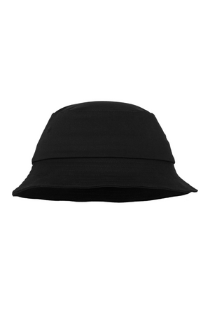 Chapeau Bucket en coton sergé - Noir