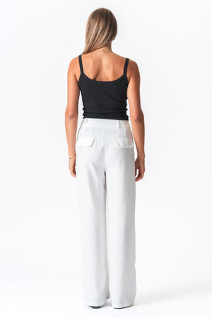 Emma Pants Loose - White
