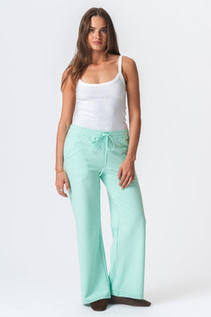 Sweatpants Wide - Dusty Green