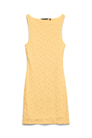 Robe courte à col bateau Dolly - Golden Haze