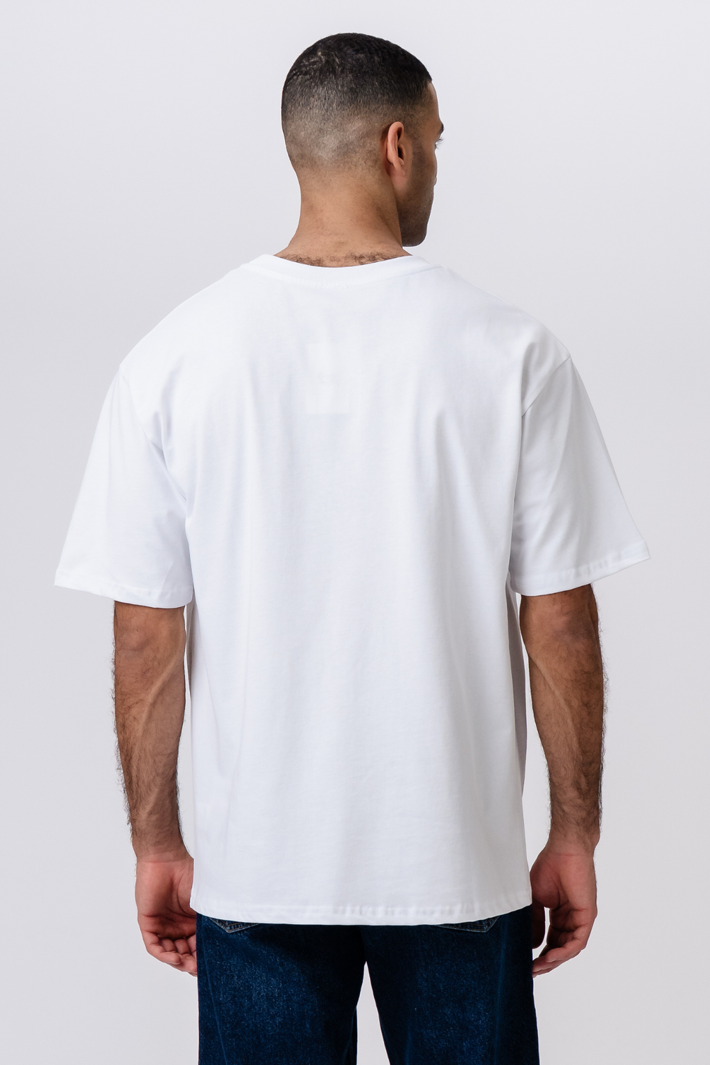 T-shirt Heavy Boxfit - Blanc