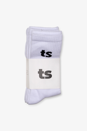Tennis Socks 5 pcs - White