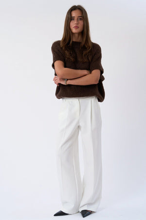 Mila Wide Pants - Off White
